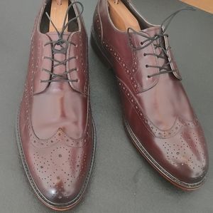 Joseph Abboud Greenwood Burgundy Wingtips Size 11 D